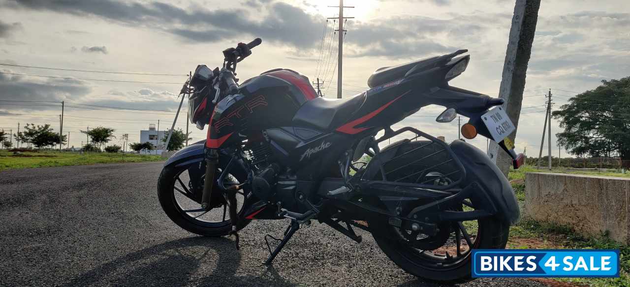 Black And Red TVS Apache