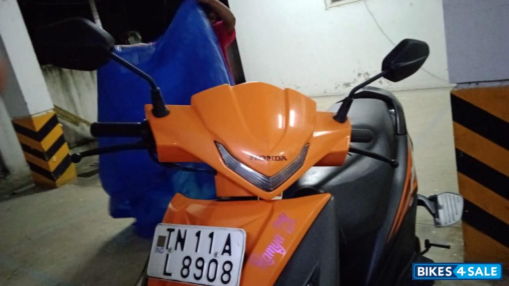 Orange Honda Dio