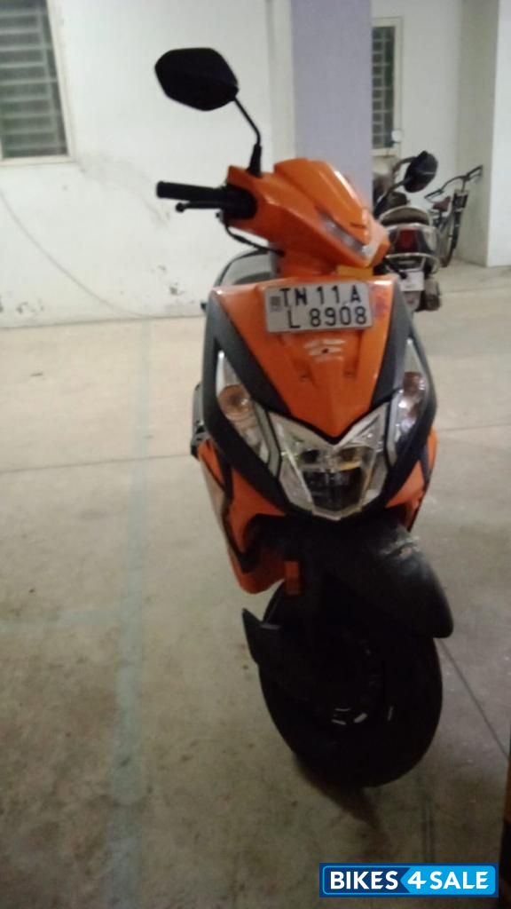 Orange Honda Dio