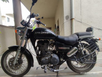 Black Royal Enfield Thunderbird