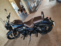 Blue Royal Enfield Meteor 350 Stellar