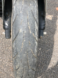 White Bajaj Dominar 400