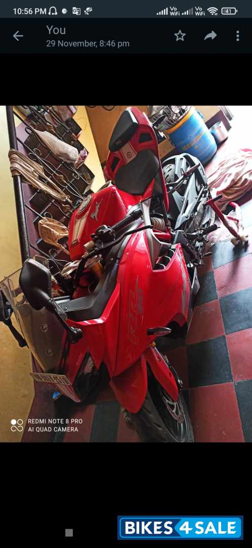 Racing Red TVS Apache RR 310 2020