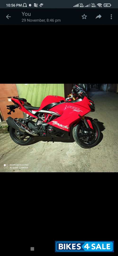 Racing Red TVS Apache RR 310 2020 Racing Red TVS Apache RR 310 2020