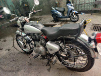 Silver Royal Enfield Bullet Electra Twinspark