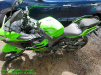 Lime Green Kawasaki Ninja 400