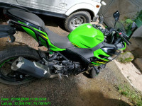 Lime Green Kawasaki Ninja 400