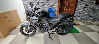 Black Yamaha FZ-S FI V3 BS6