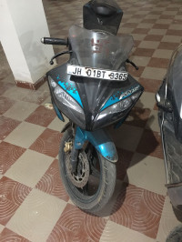 Blue Yamaha YZF R15 V2