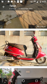 Red Suzuki Access 125