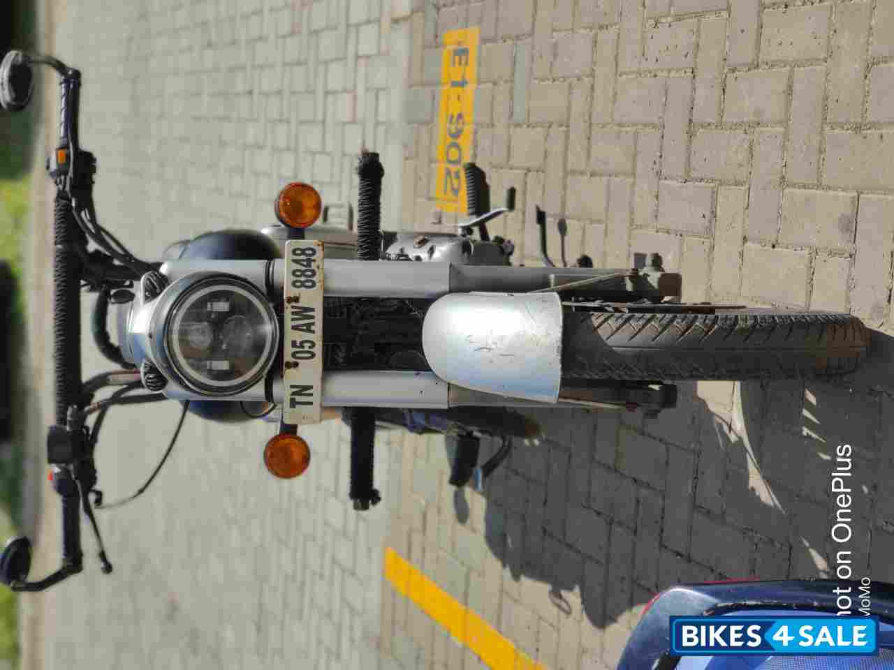 Silver Royal Enfield Classic 350