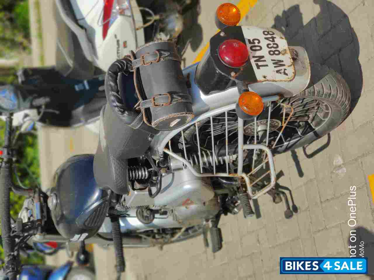 Silver Royal Enfield Classic 350