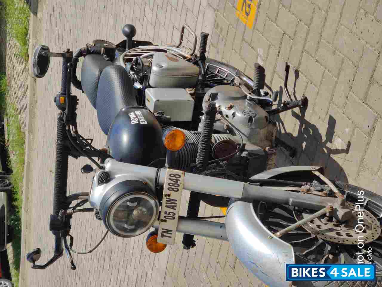 Silver Royal Enfield Classic 350