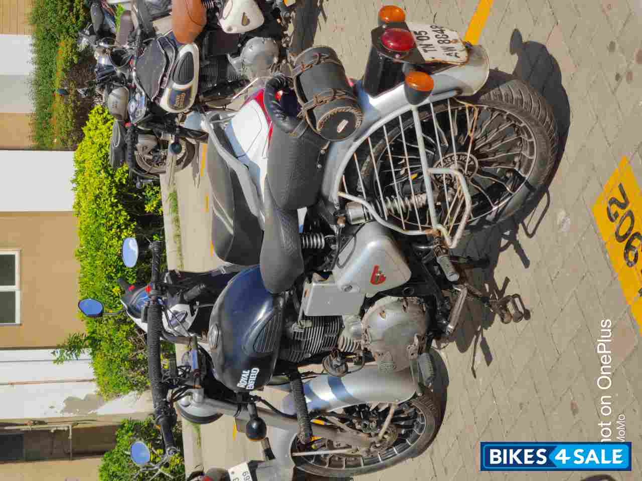 Silver Royal Enfield Classic 350