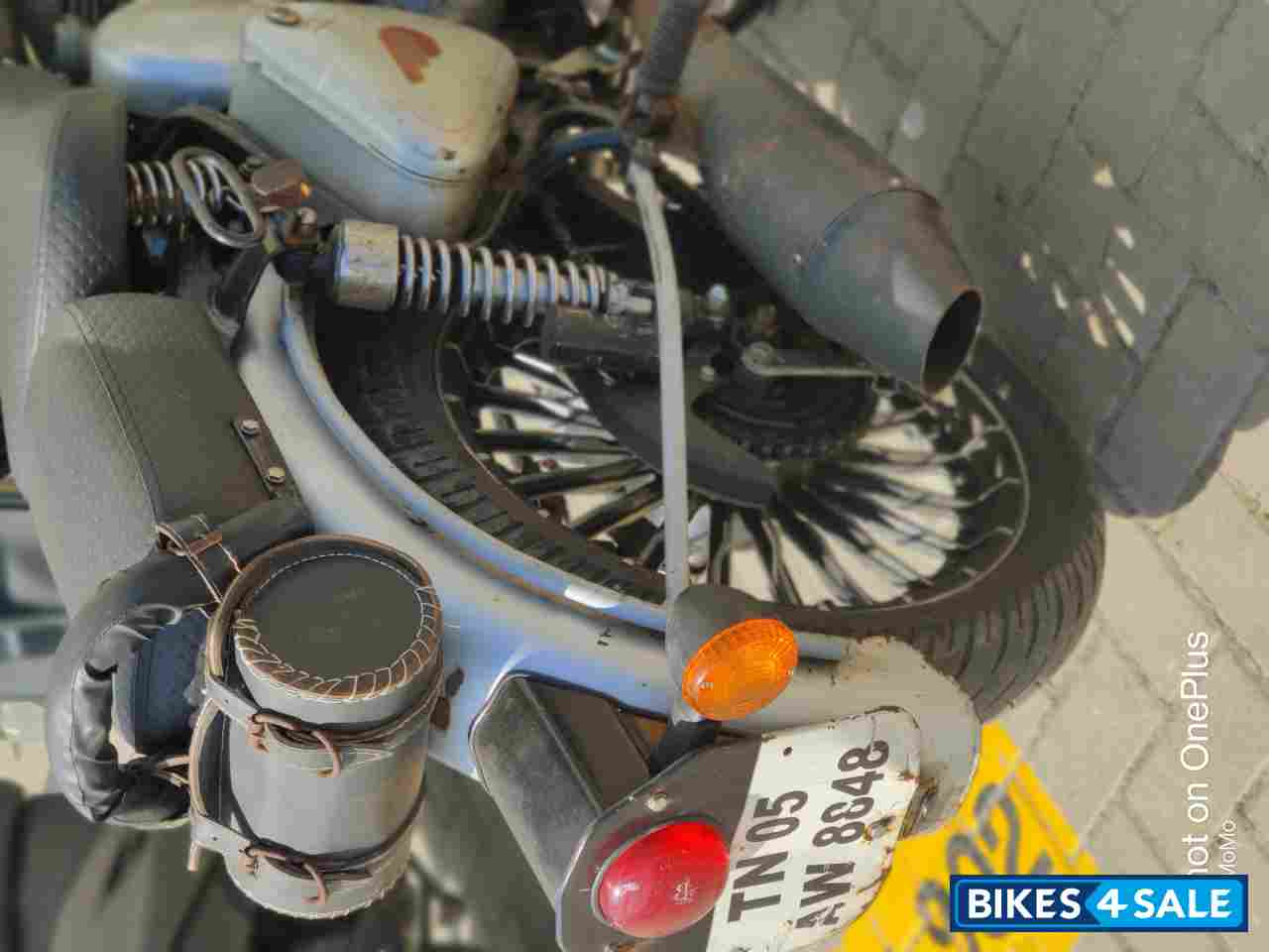 Silver Royal Enfield Classic 350