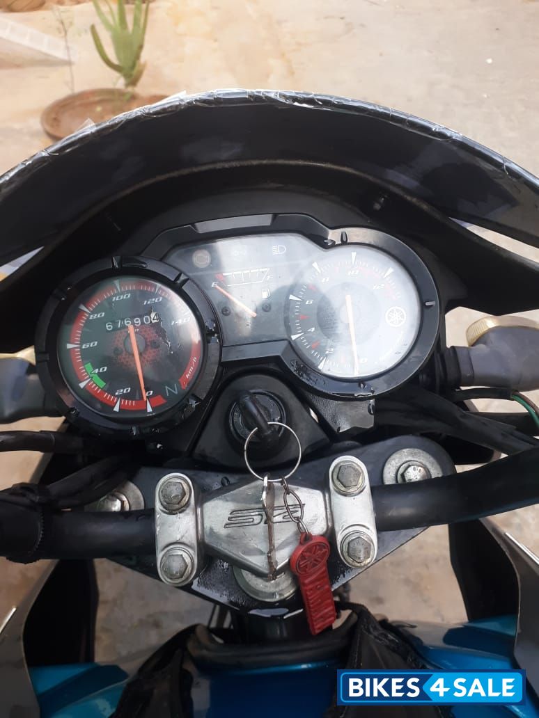 Cyan Blue Yamaha SZ-RR