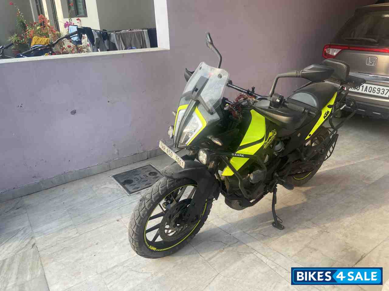 Orange KTM 390 Adventure