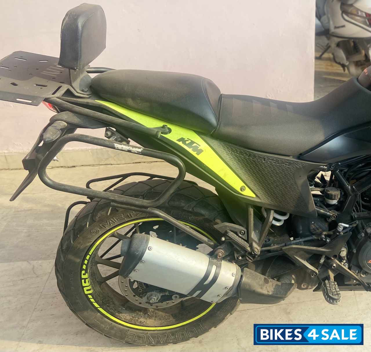 Orange KTM 390 Adventure Orange KTM 390 Adventure