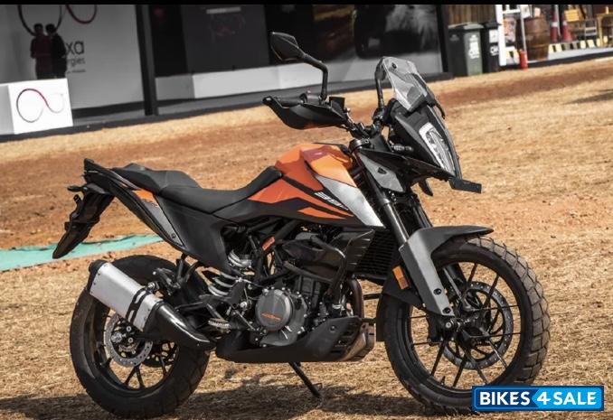 Orange KTM 390 Adventure Orange KTM 390 Adventure