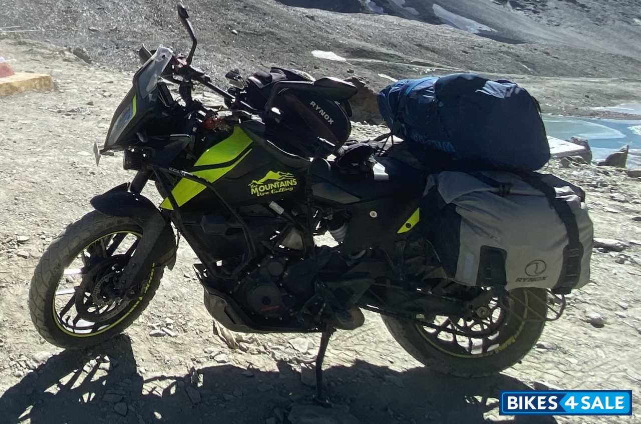 Orange KTM 390 Adventure Orange KTM 390 Adventure