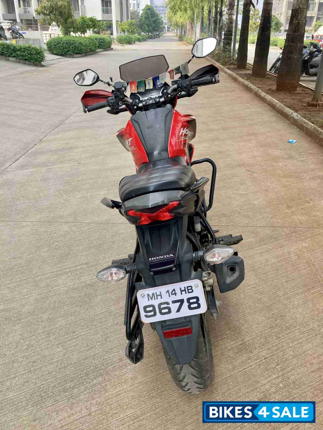 Red Honda CB Hornet 160R ABS