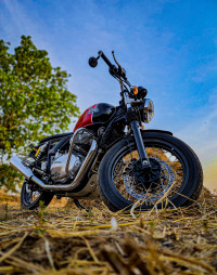 Ravishing Red Royal Enfield Interceptor 650 Twin