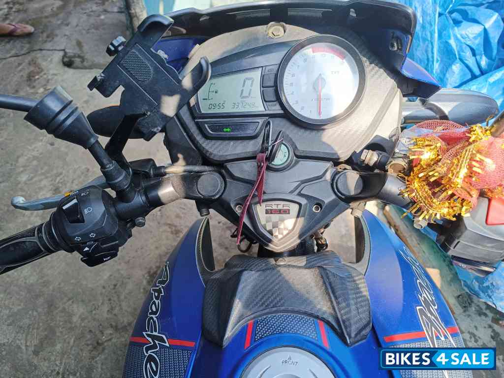 Matte Blue TVS Apache RTR 160