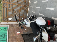 White Bajaj Avenger Cruise 220