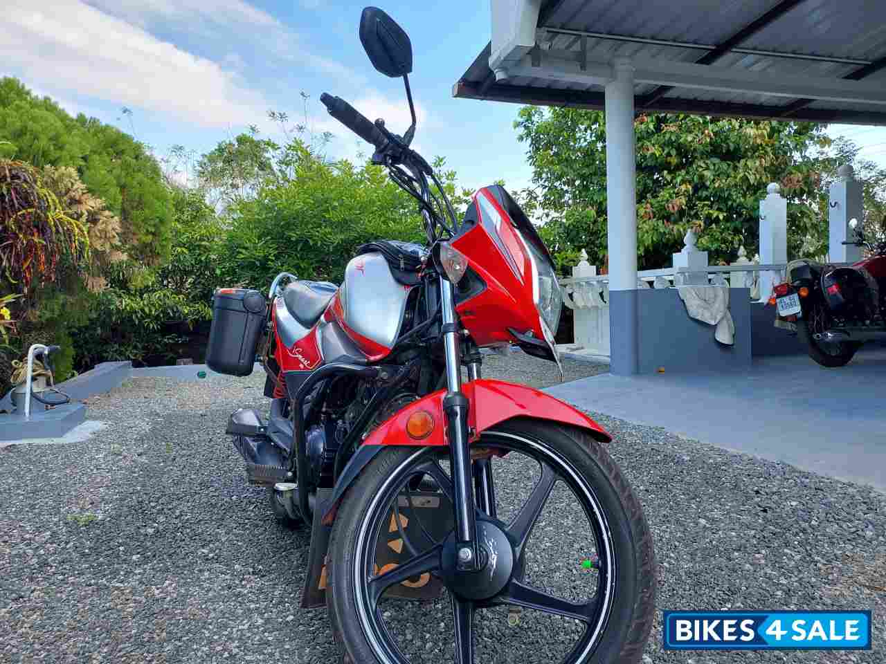 Sports Red Silver Hero Splendor iSmart 110