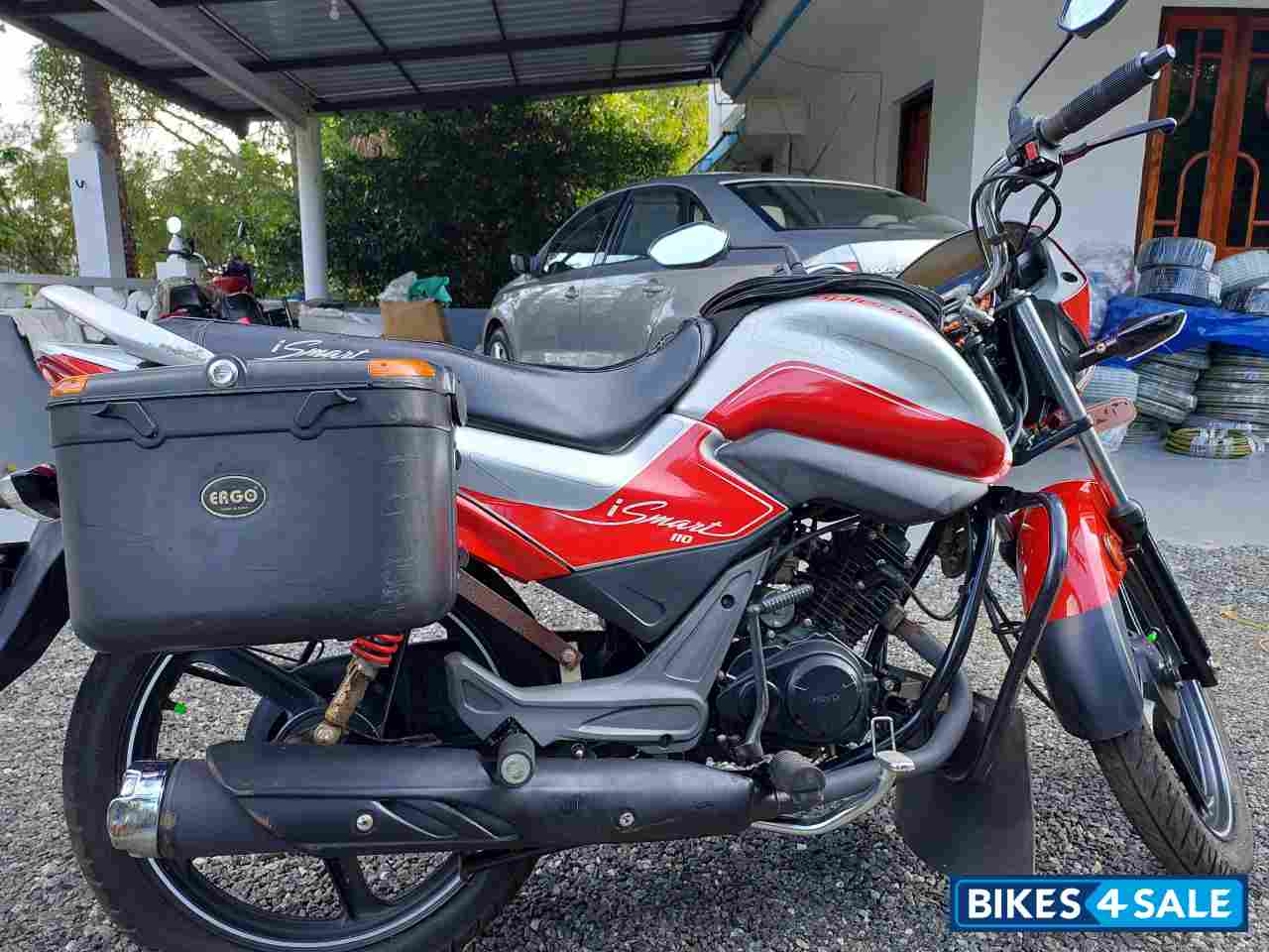 Sports Red Silver Hero Splendor iSmart 110