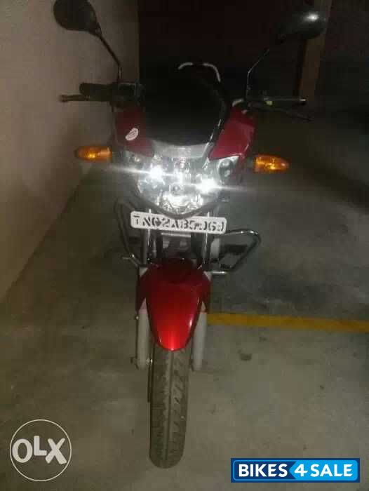 Red TVS Apache 150