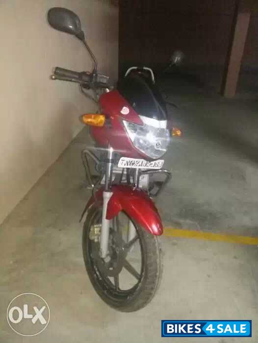 Red TVS Apache 150