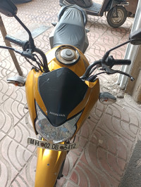 Golden Yellow Honda CB Twister