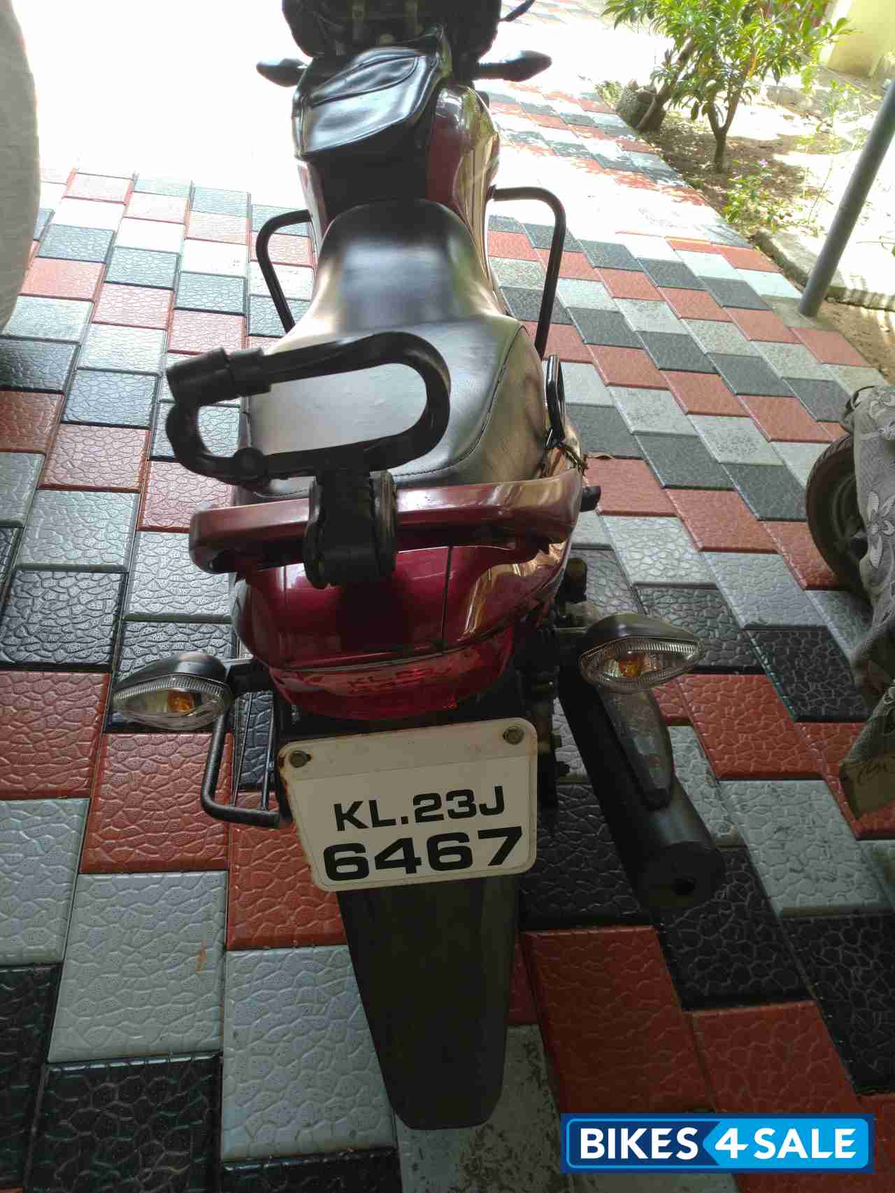 Maroon Honda Dream Yuga