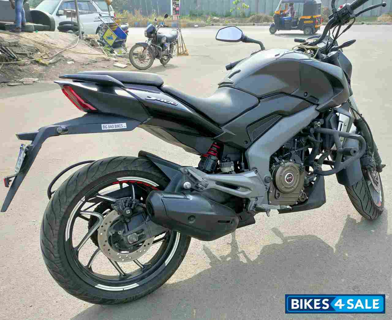 Matt Grey Bajaj Dominar 400 Disc