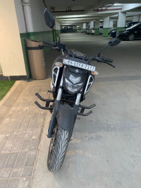 Black Yamaha FZ-S FI V3 BS6