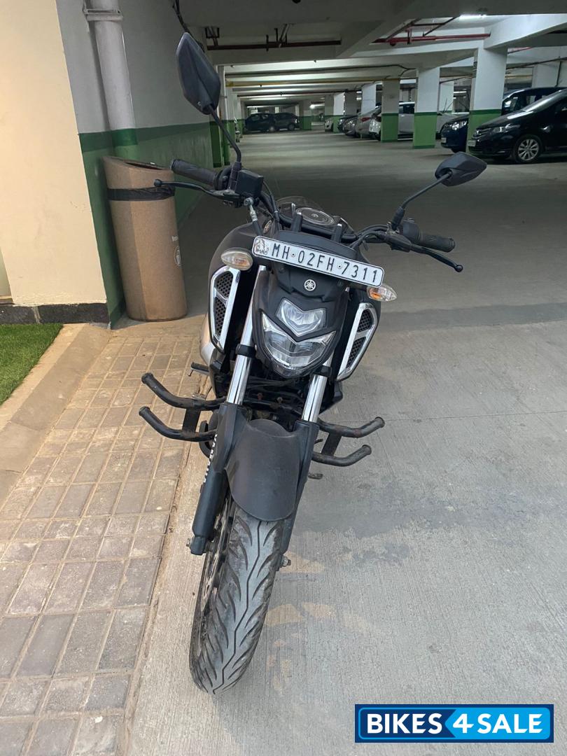 Black Yamaha FZ-S FI V3 BS6