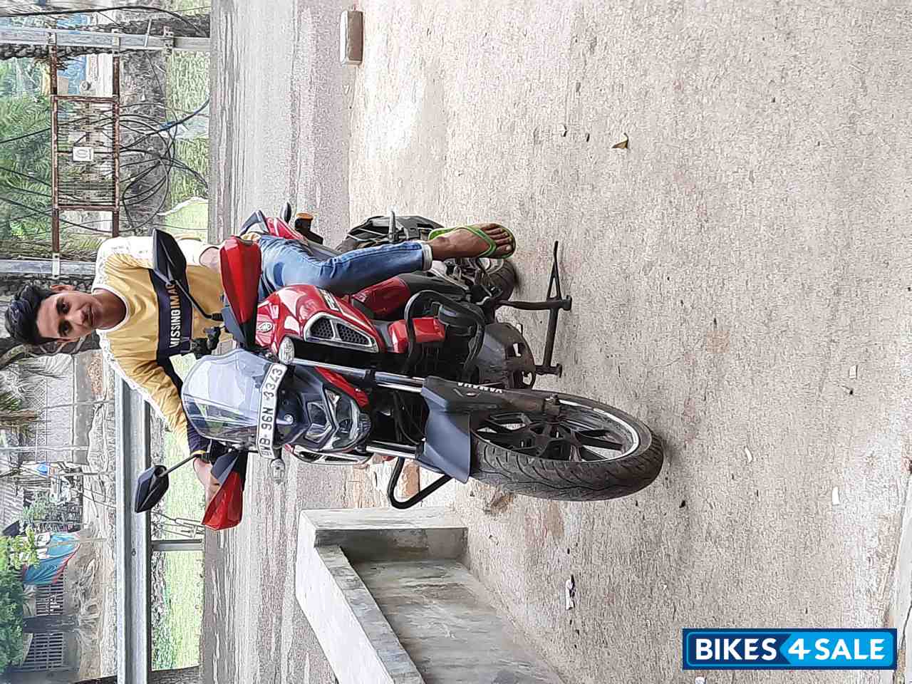 Red Yamaha FZ-S FI V3 BS6