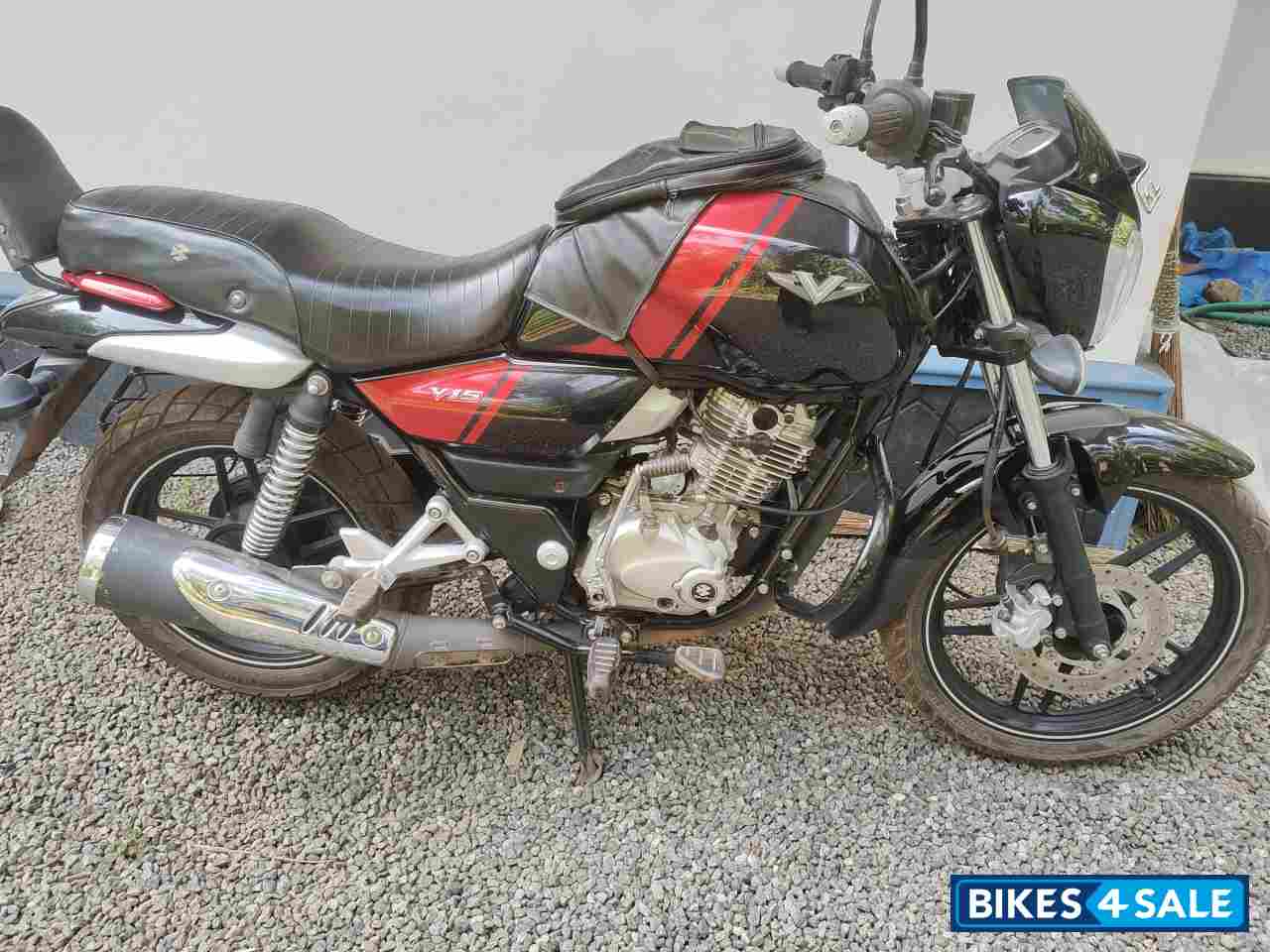 Red Black Bajaj V15