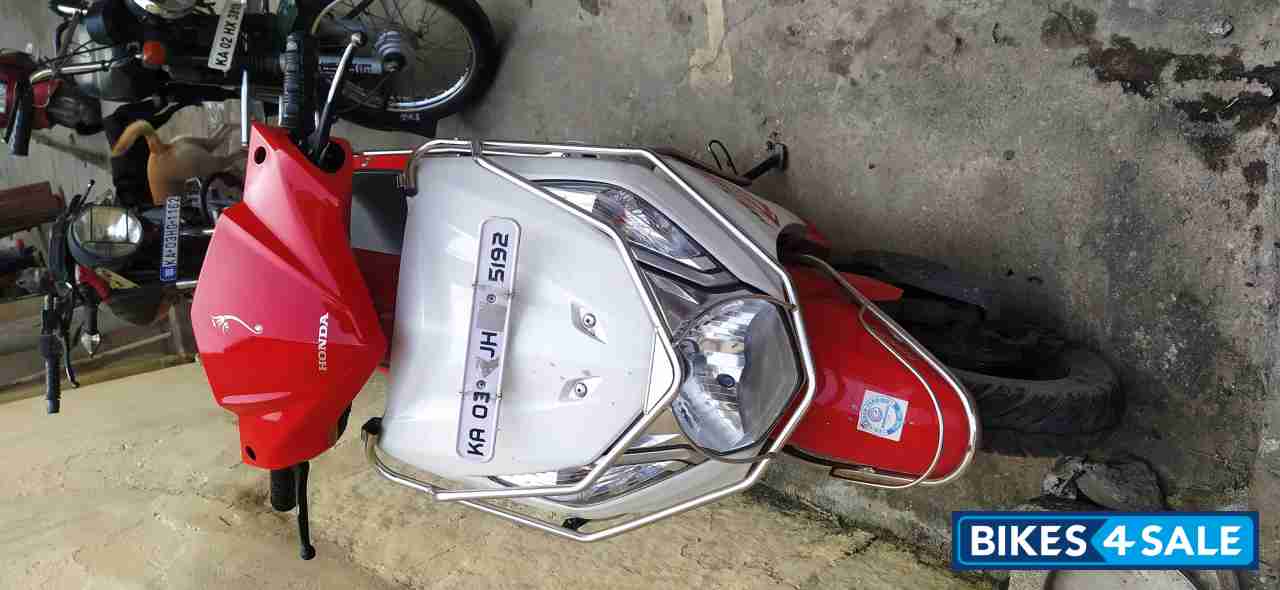 Red With White Honda Dio
