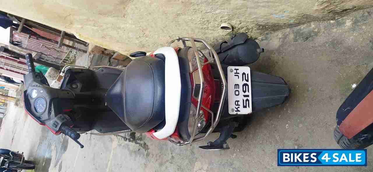 Red With White Honda Dio