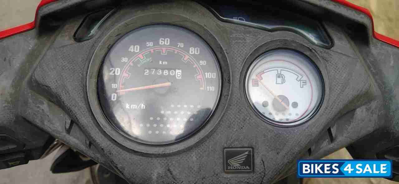 Red With White Honda Dio