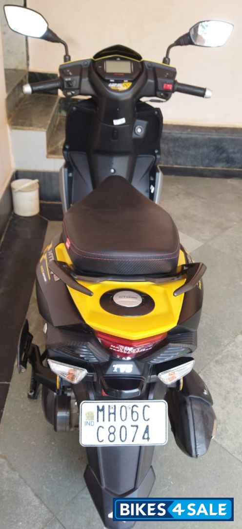 Yellow Black TVS NTORQ 125 Race Edition BS6