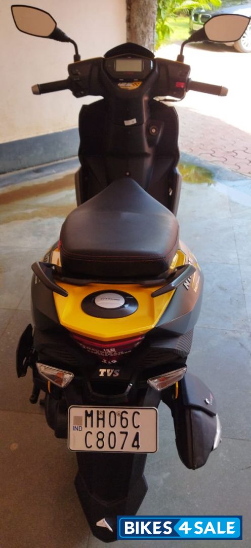 Yellow Black TVS NTORQ 125 Race Edition BS6