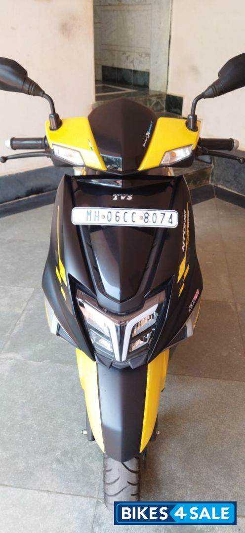 Yellow Black TVS NTORQ 125 Race Edition BS6