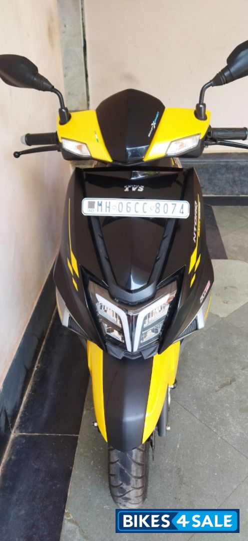 Yellow Black TVS NTORQ 125 Race Edition BS6
