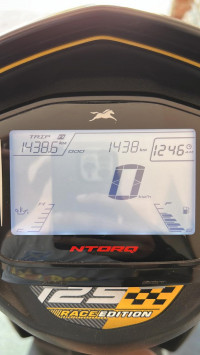 Yellow Black TVS NTORQ 125 Race Edition BS6