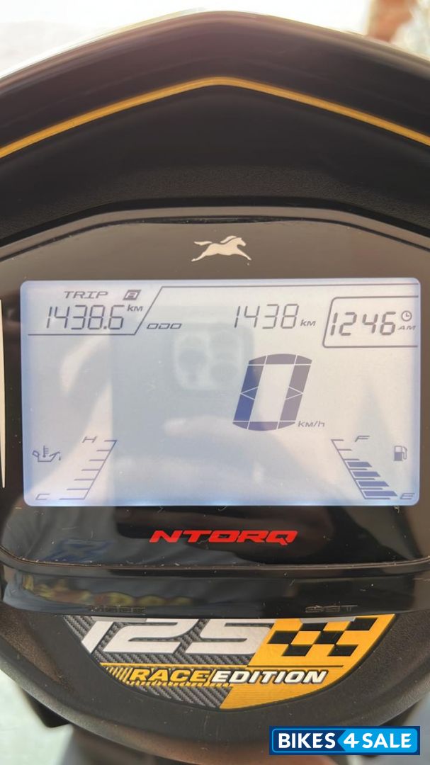 Yellow Black TVS NTORQ 125 Race Edition BS6