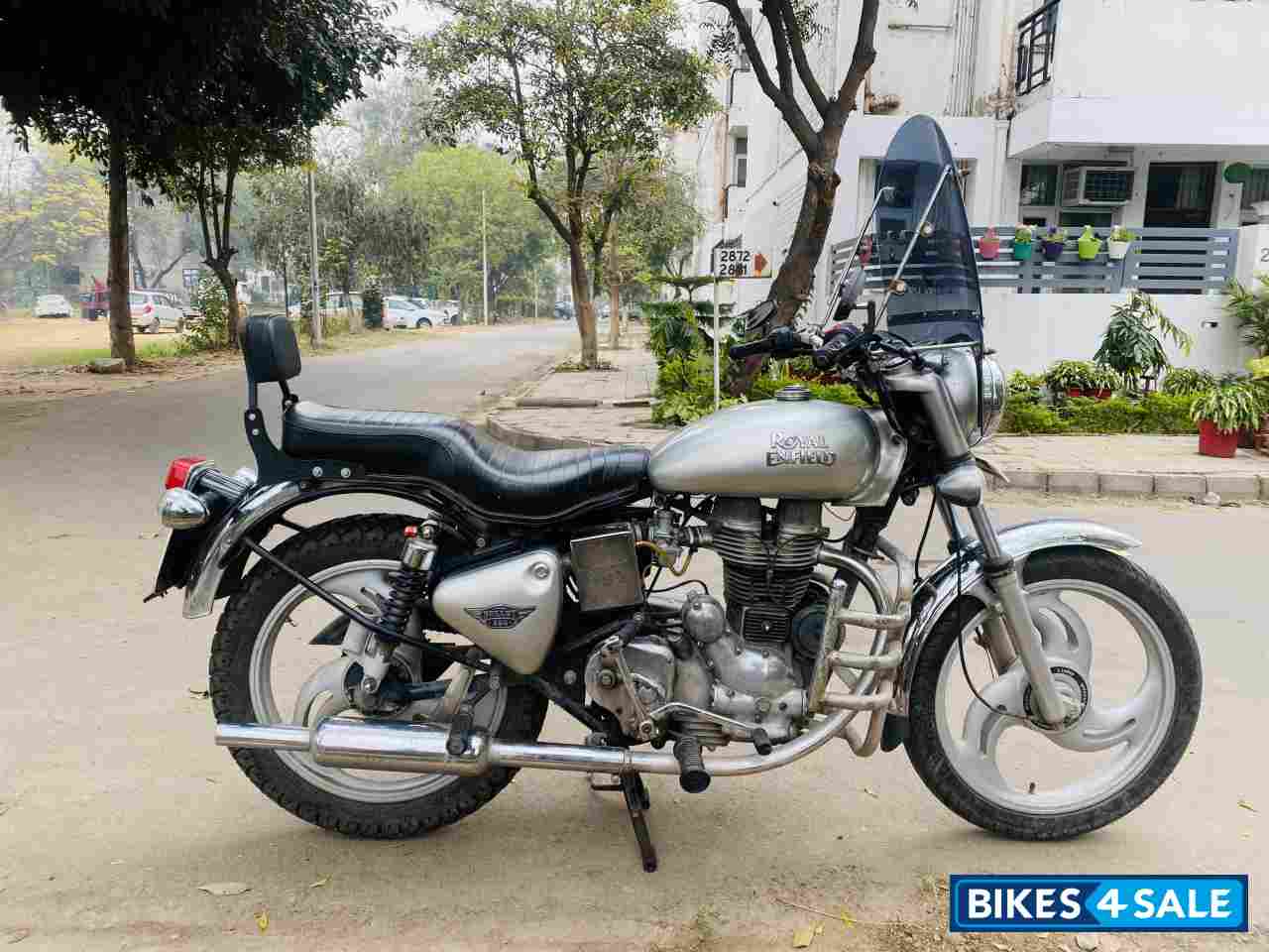 D. Silver Royal Enfield Bullet Electra