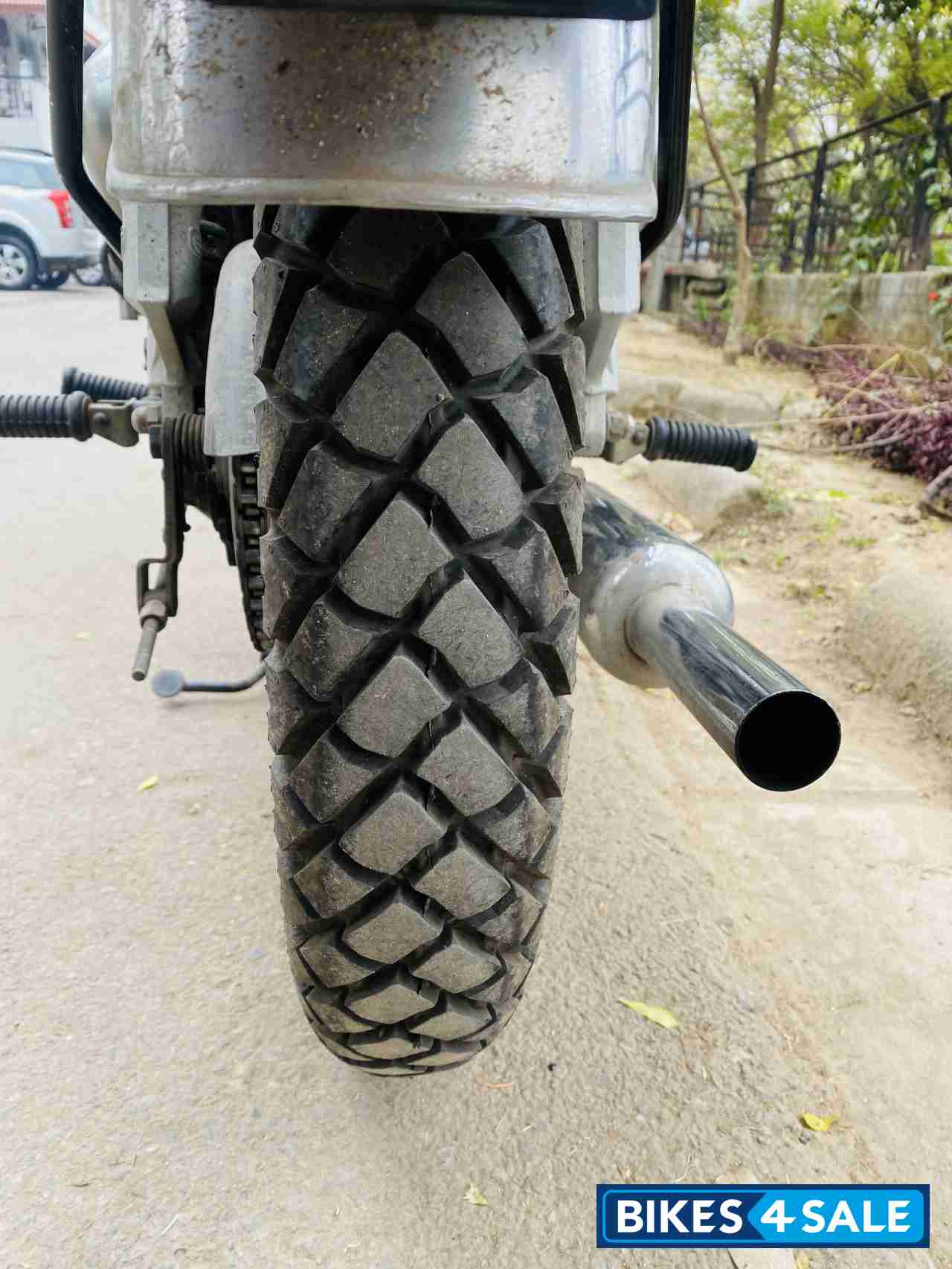 D. Silver Royal Enfield Bullet Electra